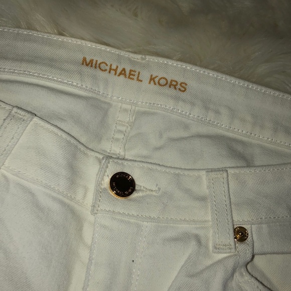 white Michael Kors cropped pants/jeans - Picture 4 of 6